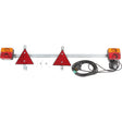 Traversenleuchte 110-170 cm ausziehbar 12 V mit Steckdose - Variante 1 – Anhängertechnik Ersatzteil