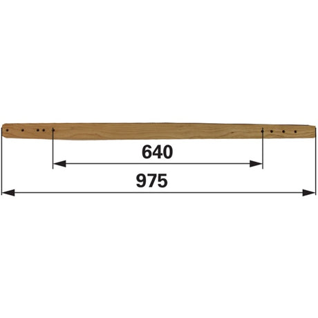 Treibstangenholz L 975 mm anstelle von Mörtl N73F – Anbaugeräte für Traktor Ersatzteil