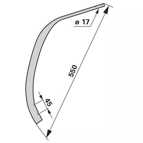 Unterfeder - 50 x 13 mm - Rahmen 80 x 80 mm – Striegel Federn Ersatzteil