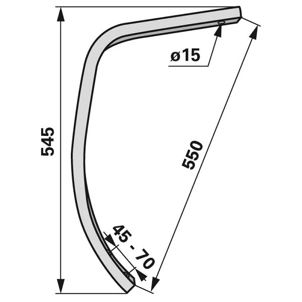 Unterfeder - Rahmen 100 x 100 mm – Striegel Federn Ersatzteil