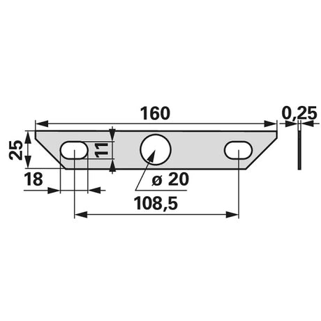 Unterlage 0,25 mm 257114 zu Rapid – Sonstiges für Traktor Ersatzteil
