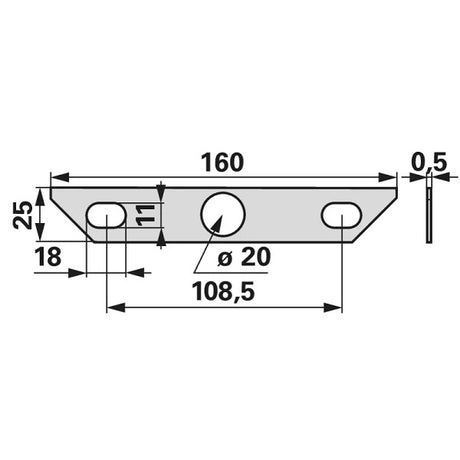 Unterlage 0,5 mm 257114 zu Rapid – Sonstiges für Traktor Ersatzteil