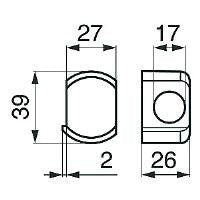 Nylonbuchse HS33 zu Vicon - PZ