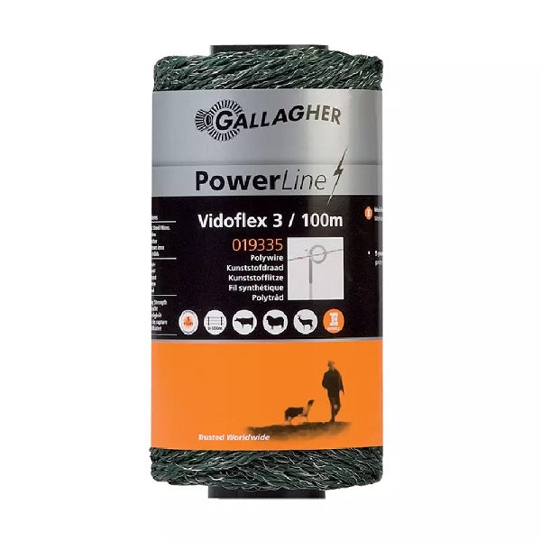 Vidoflex 3 100 m - Power Line - Gallagher 019335 – Sonstiges für Traktor Ersatzteil