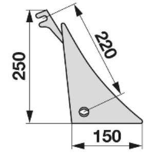 Streichblechkante rechts PK6.005.00 zu Vogel&Noot