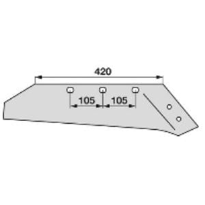 Wechselspitzschar links PK5.014.01 zu Vogel&Noot