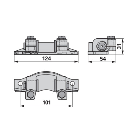 Vogel&Noot Messerkopf komplett FG220800A – Klingen für Balkenmäher Ersatzteil