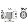 Vogel&Noot Pufferschraube FG212409 – Schrauben Ersatzteil