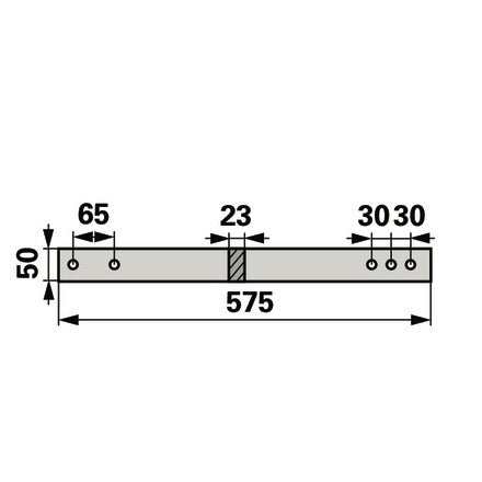 Vogel&Noot Schubstange 165FE3002001 – Sonstiges für Balkenmäher Ersatzteil