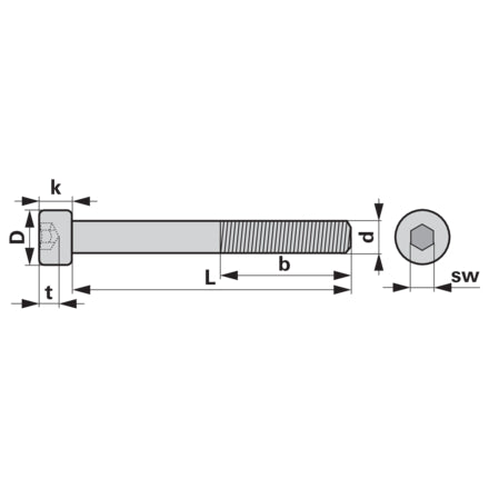 Vogel&Noot Zylinderschraube M8 x 16 mm 550980E – Schrauben Ersatzteil