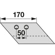 Vorschälerschar rechts S 22602 zu Eberhardt – Vorschäler Ersatzteil