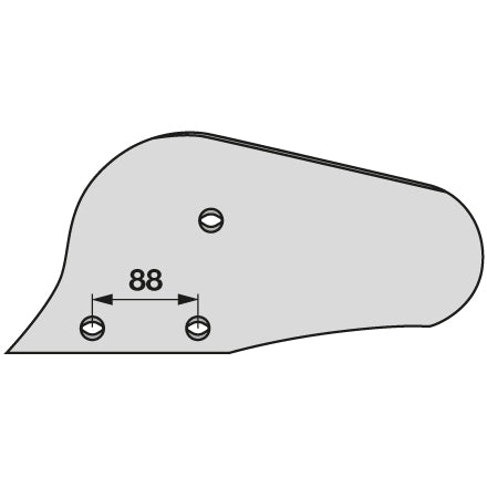 Vorschälermollblech links 619127, 619007 zu Kuhn, Huard – Mollbleche Ersatzteil