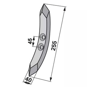 Vorschar - Arbeitsbreite 40 mm – Grubber Schare Ersatzteil