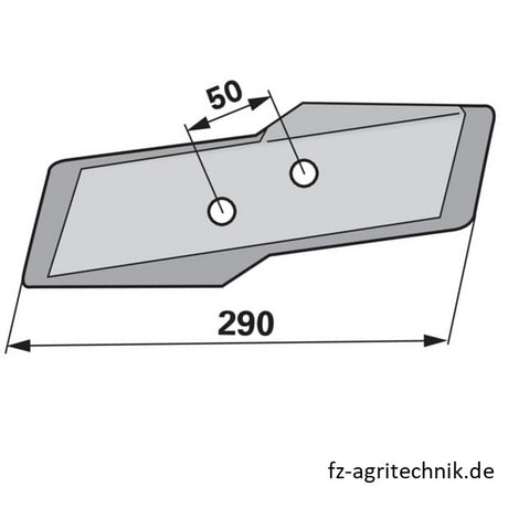 Wechselspitze Z-Form rechts 622128 zu Kuhn - Huard – Landtechnik Ersatzteil