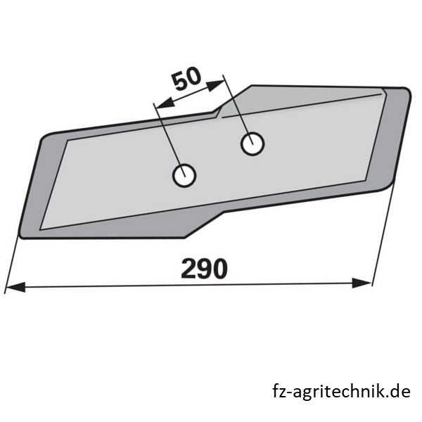 Wechselspitze Z-Form rechts 622128 zu Kuhn - Huard – Landtechnik Ersatzteil