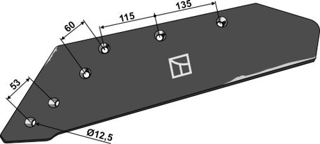 Wechselspitzenschar - 18'' - links H0406950 zu Kuhn