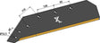 Wechselspitzenschar - 20'' - links - Hartmetall KK073009 zu Kverneland