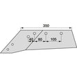 Wechselspitzschar links DW 435 SL zu Regent – Schare Ersatzteil