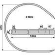 Abstreifer 1721.42.05.01 zu Welger – Sonstiges für Mähdrescher Ersatzteil