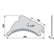 Messer 0982.21.01.00 zu Welger – Messer für Ladewagen Ersatzteil