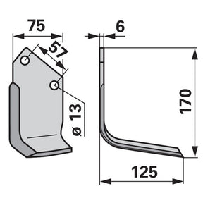 Winkelmesser rechts zu Holder 1832442310 – Fräse Ersatzteil