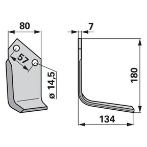 Winkelmesser rechts zu Celli 422512 – Fräsmesser Ersatzteil