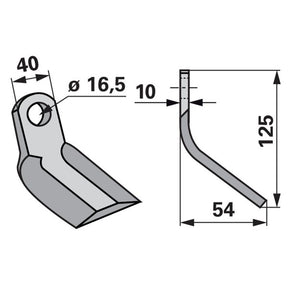 Y-Messer zu Celli Mulcher – Messer für Mulcher Ersatzteil