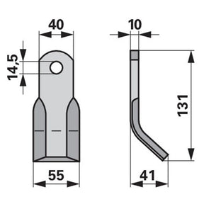 Y-Messer zu Maletti Mulcher – Mulcher Ersatzteil