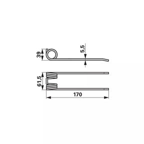 Pick-Up Zinken 06296285 - 1.1417.160.122.00 zu Deutz – Deutz Ersatzteile Ersatzteil