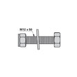 Zinkenhalter - M12 x 50 mm - zu Claas – Sonstiges für Ernte Ersatzteil