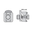 Zinkenhalter 161379 - M12 x 40 mm - zu Fella – Halter für Kreiselheuer Ersatzteil