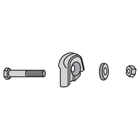 Zinkenhalter 58525700 - 58525701 - M12 x 70 mm - zu Kuhn – Grubber Ersatzteil