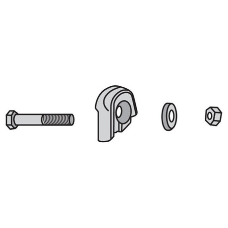 Zinkenhalter 58525700 - 58525701 - M12 x 70 mm - zu Kuhn – Grubber Ersatzteil