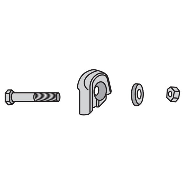 Zinkenhalter 58525700 - 58525701 - M12 x 70 mm - zu Kuhn – Grubber Ersatzteil