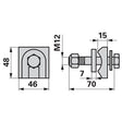 Zinkenhalter 57717410 - 57717400 - M12 x 70 mm - zu Kuhn – Grubber Halter Ersatzteil