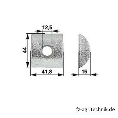 Zinkensicherung - Klemmstück 0673721 zu Stoll-JF – Kreiselheuer Ersatzteil