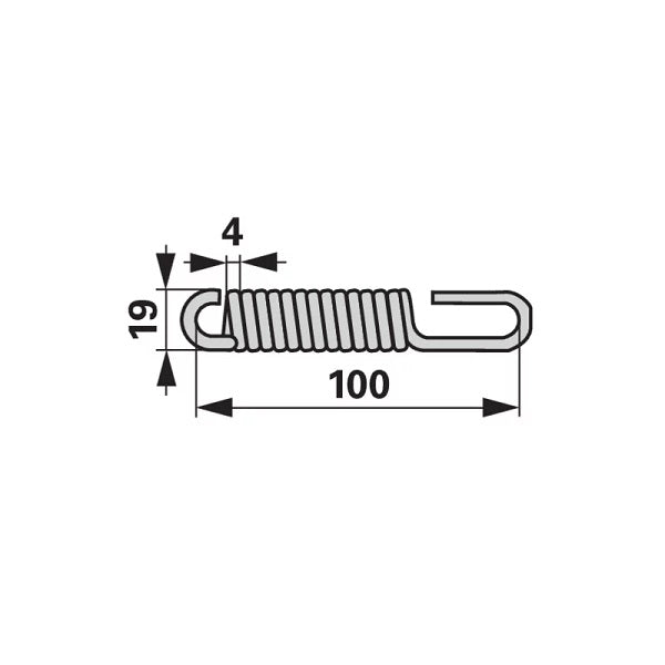 Zugfeder 59506 zu Rapid – Zugfeder Ersatzteil