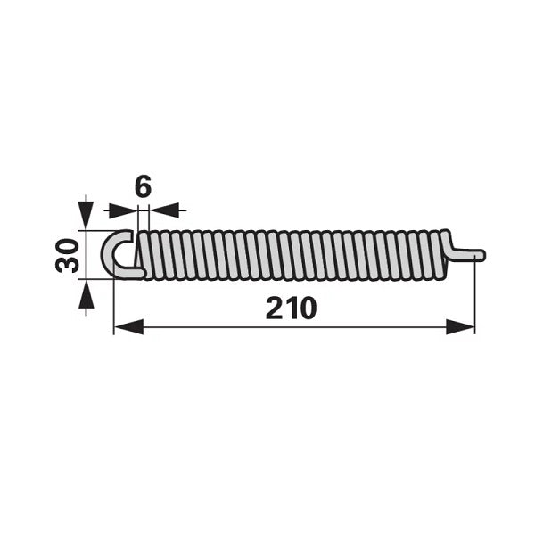 Zugfeder 82541 zu Rapid – Zugfeder Ersatzteil