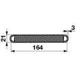 Zugfeder für Stützrad - 164 mm – Zugfeder Ersatzteil