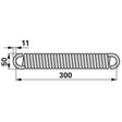 Zugfeder - Länge 300 mm – Zugfeder Ersatzteil