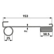 Zugfeder L 153 mm anstelle von Mörtl N41N – Sonstiges für Traktor Ersatzteil