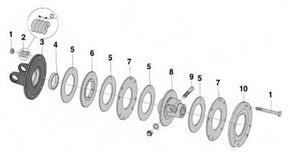Flanschgabel FF3 A7 – Gabel für Antrieb Ersatzteil