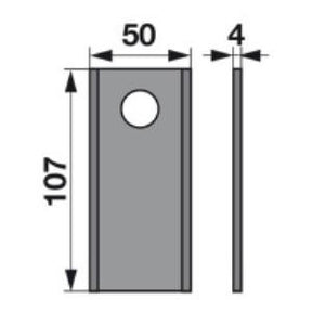 Kreiselmäherklingen VGXD570 zu PZ-Vicon Trommelmäher – Klingen für Trommelmähwerk Ersatzteil