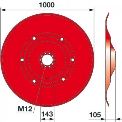 Gleitteller 06580818 zu Deutz-Fahr Trommelmäher