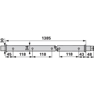 Zinkenrohr 1465 mm 126.50.016.0 zu Pöttinger