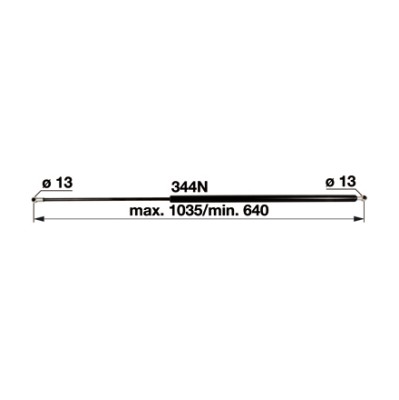 Gasdruckfeder 140311A3 für Seitendeckel zu Case IH