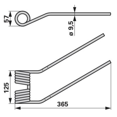 Kreiselheuerzinken 600.032 zu Niemeyer