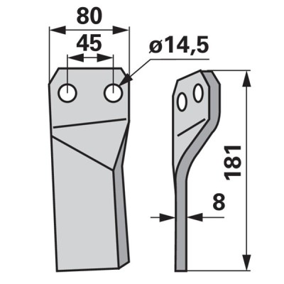 Bogenmesser rechts zu Cobra 26100417