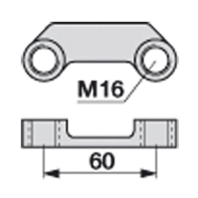 Bügelmutter M16 x1,5