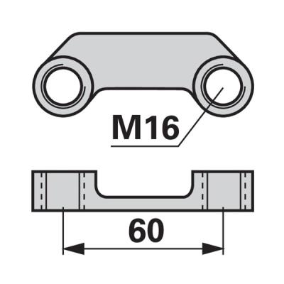 Bügelmutter M16 x1,5